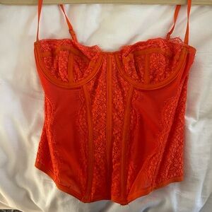 Urban Outfitters Red Corset (M)